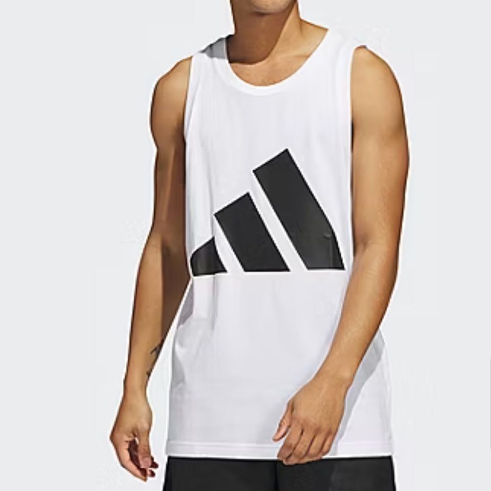 Adidas Crew Neck Big and Tall Tank Top-Medium Tall‎
